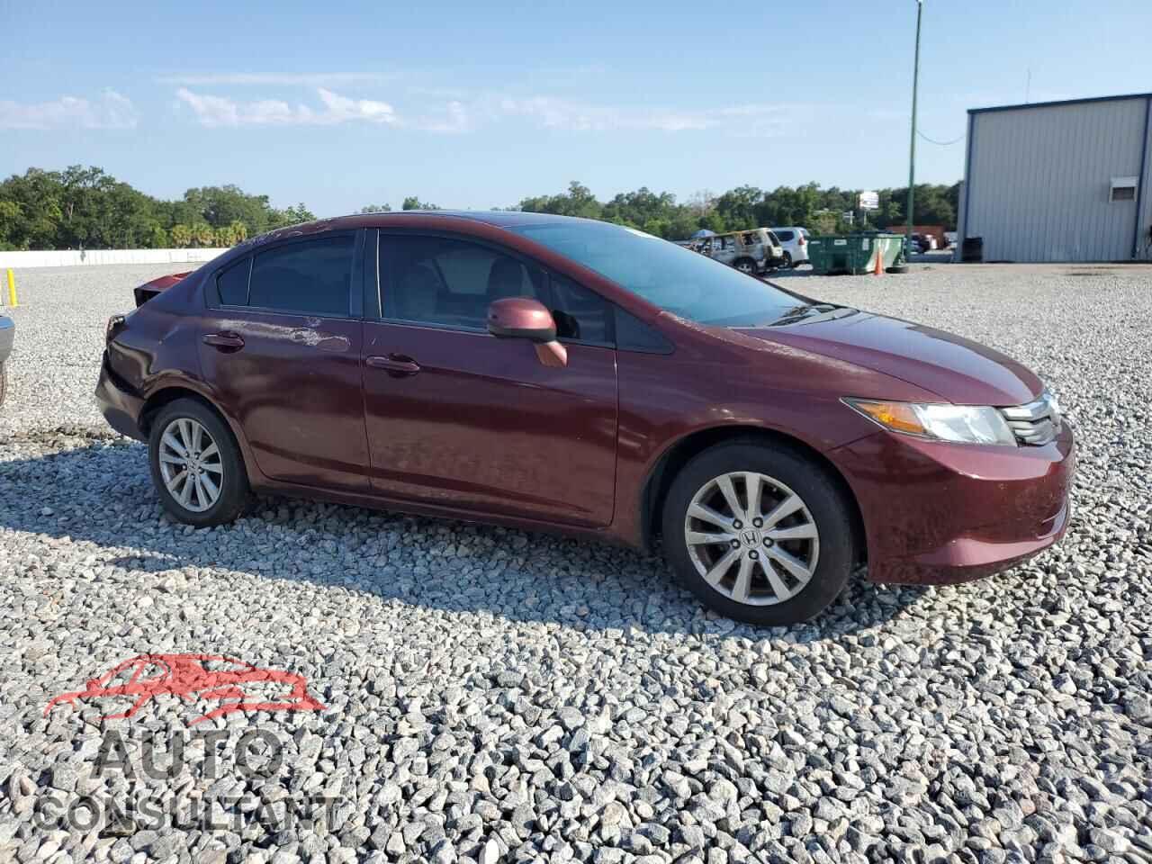 HONDA CIVIC 2012 - 19XFB2F87CE322448