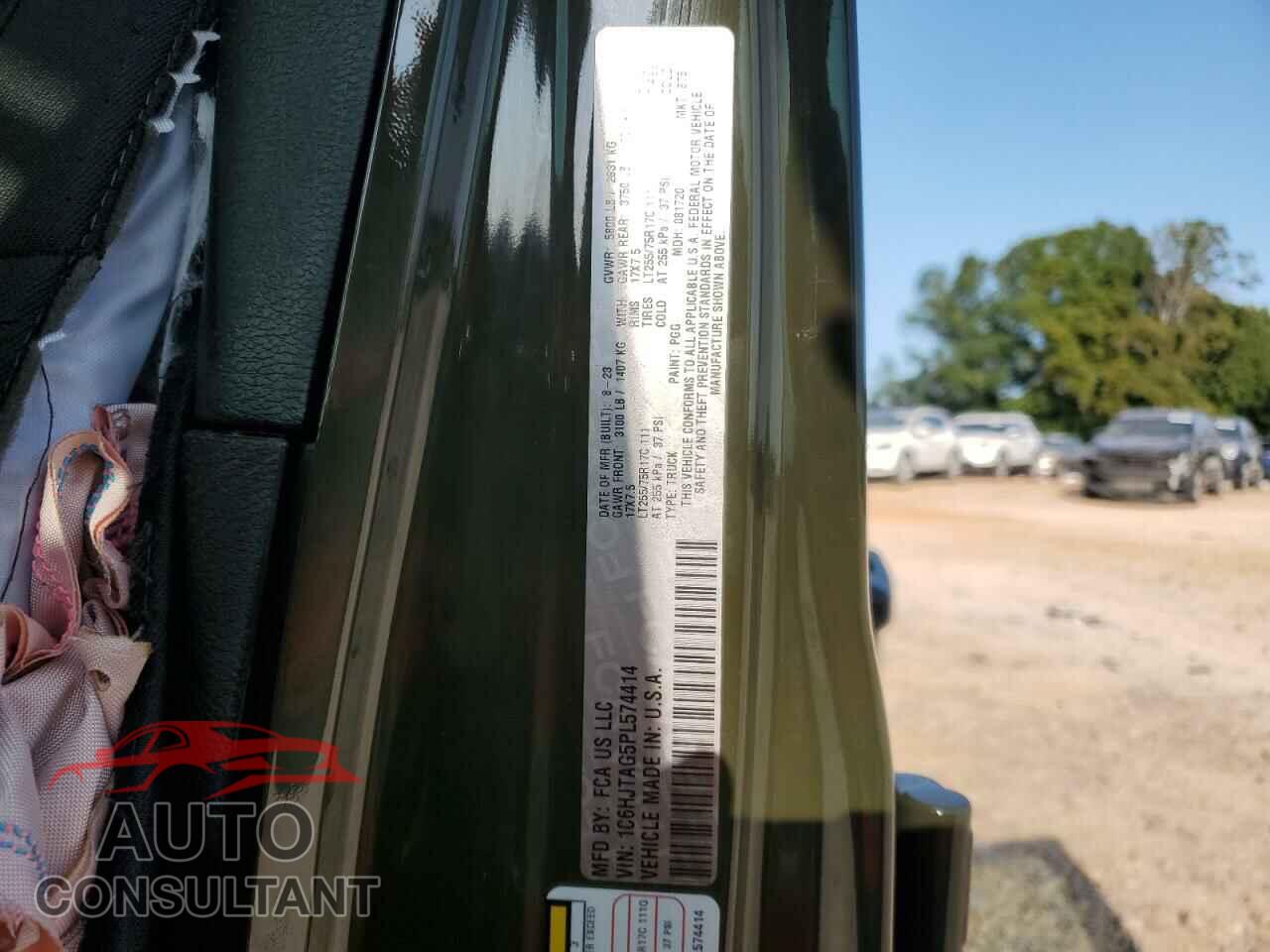 JEEP GLADIATOR 2023 - 1C6HJTAG5PL574414
