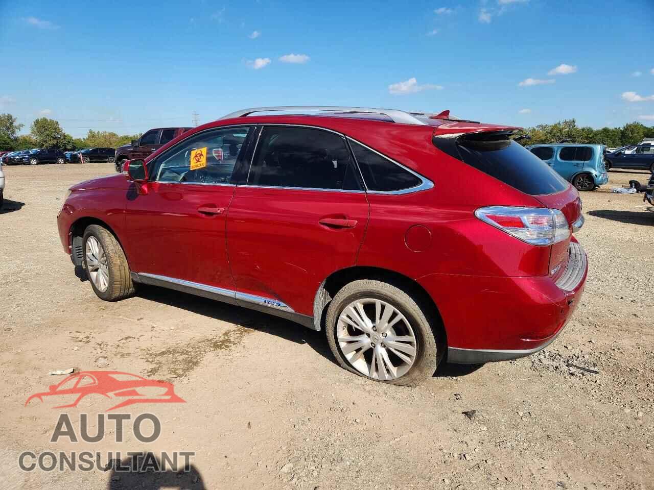 LEXUS RX450 2010 - JTJBC1BA9A2409726