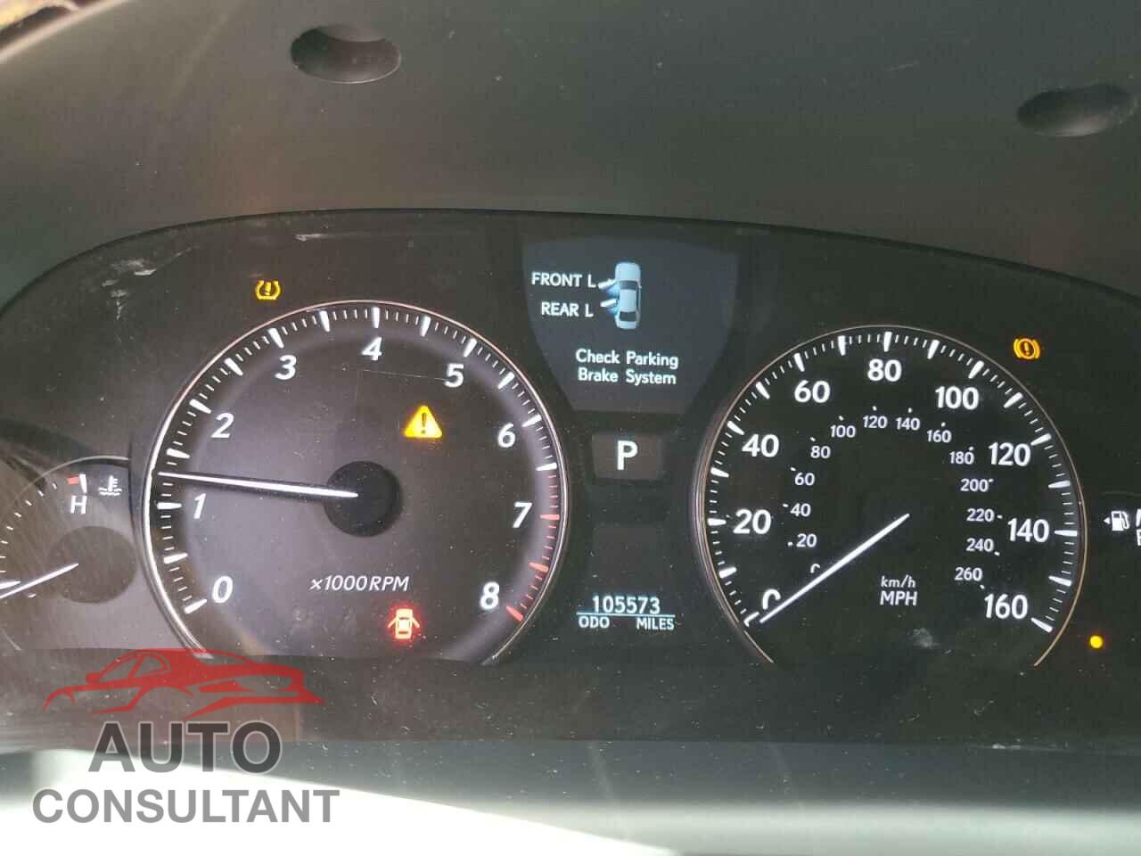 LEXUS LS460 2012 - JTHDL5EF0C5004445