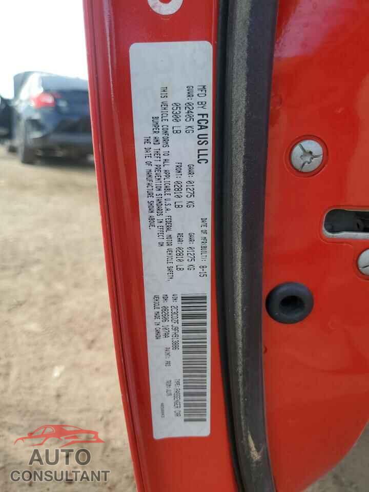 DODGE CHALLENGER 2015 - 2C3CDZFJ9FH913886
