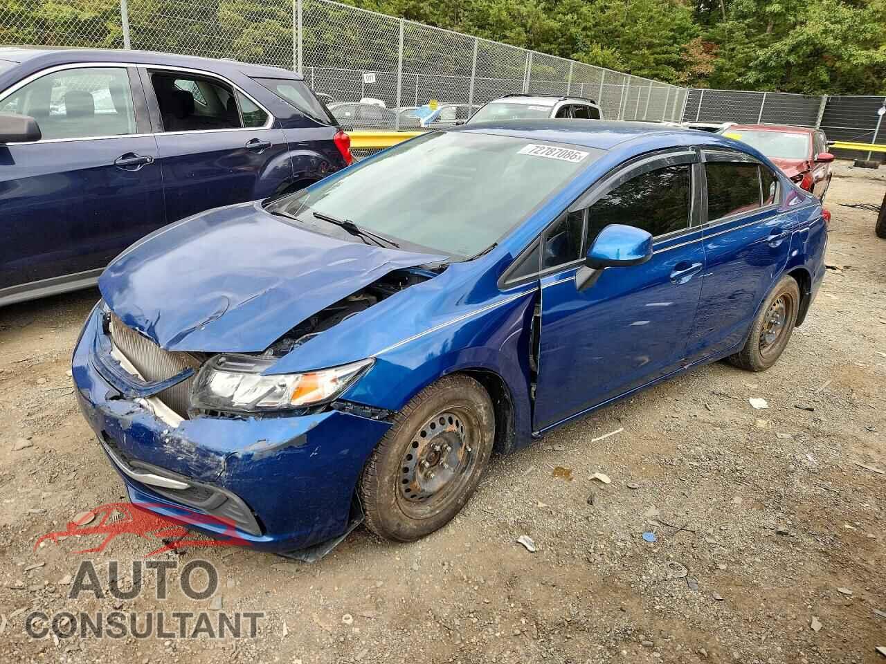 HONDA CIVIC 2013 - 2HGFB2F55DH599533