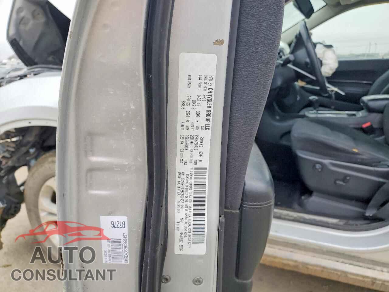 DODGE DURANGO 2011 - 1D4RE4GG2BC660497