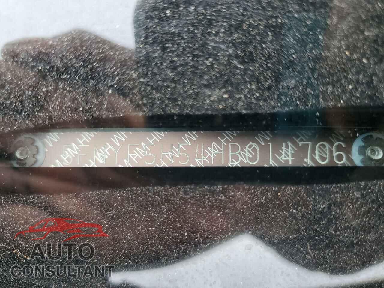 HONDA PILOT 2017 - 5FNYF5H54HB014706