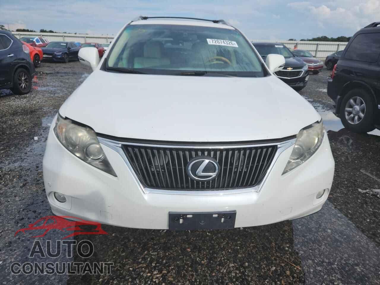 LEXUS RX350 2012 - 2T2BK1BA6CC143796