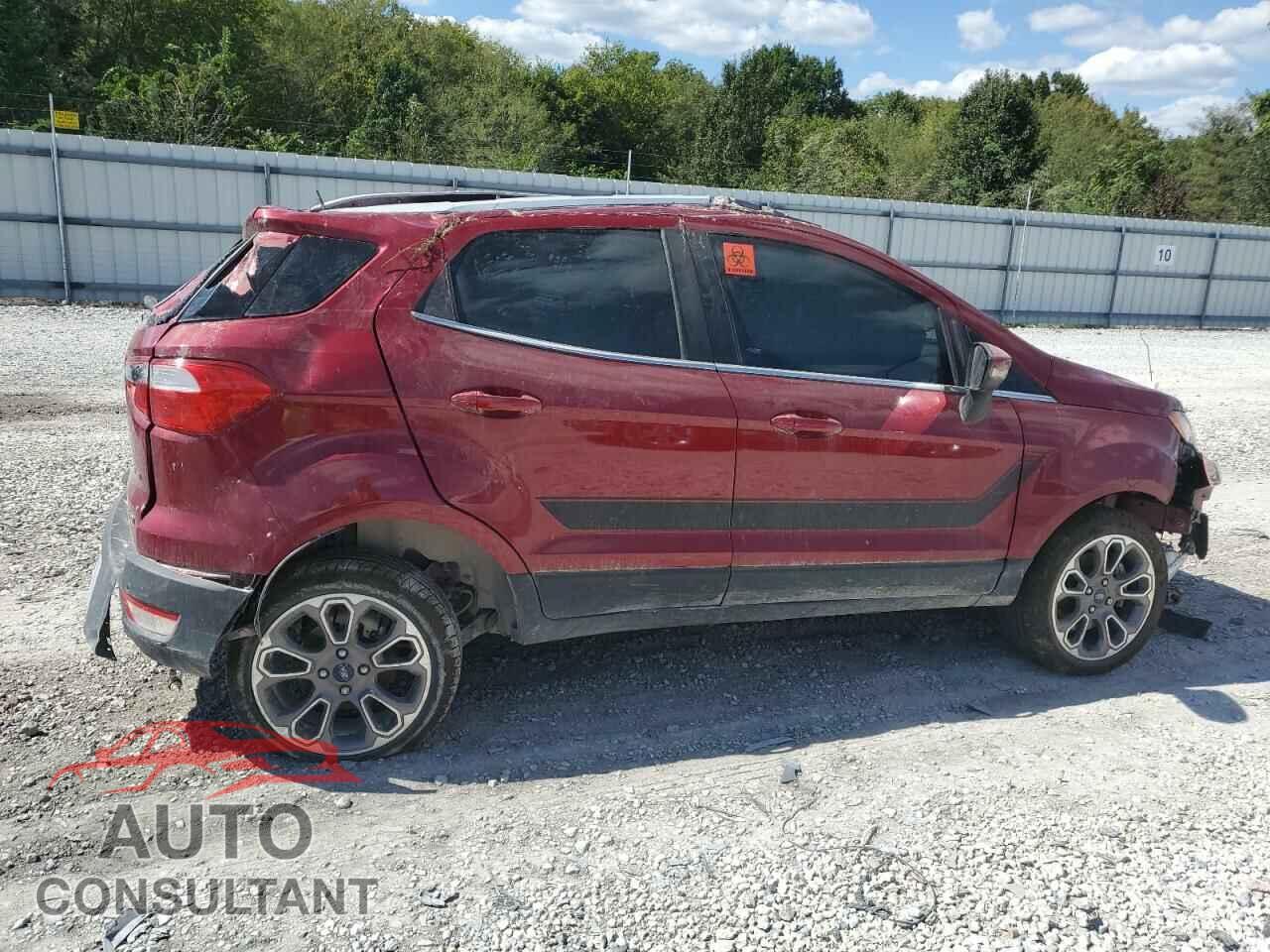 FORD ECOSPORT 2022 - MAJ6S3KL2NC461094