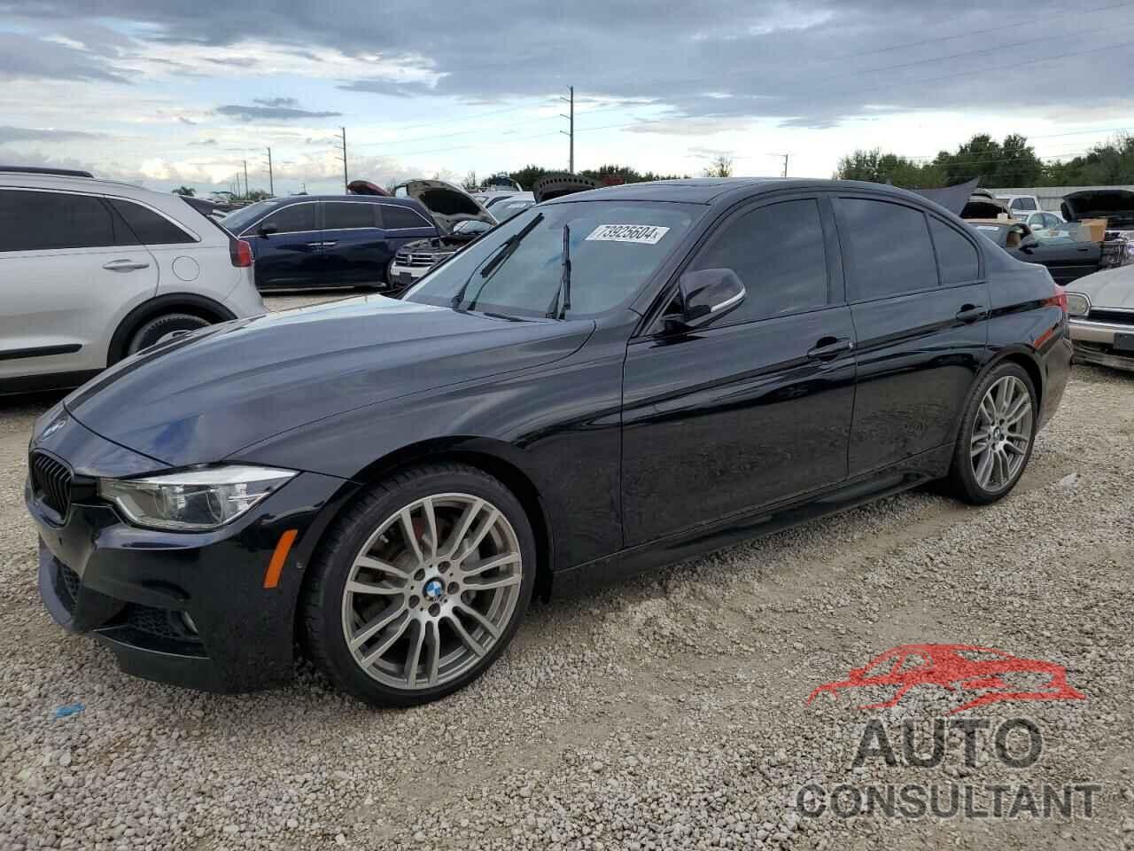 BMW 3 SERIES 2017 - WBA8B3G38HNU35990