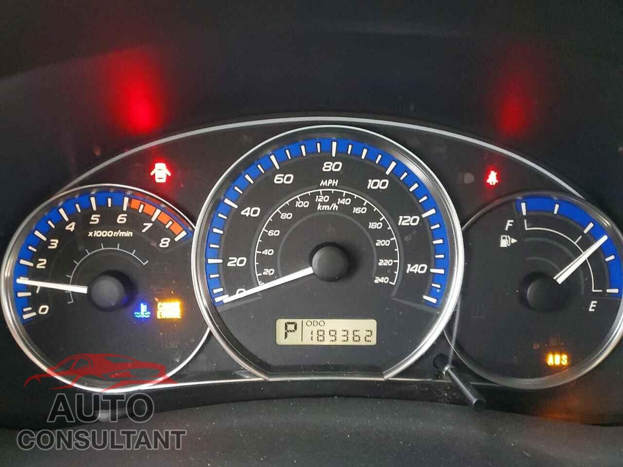 SUBARU FORESTER 2010 - JF2SH6BC0AH910599