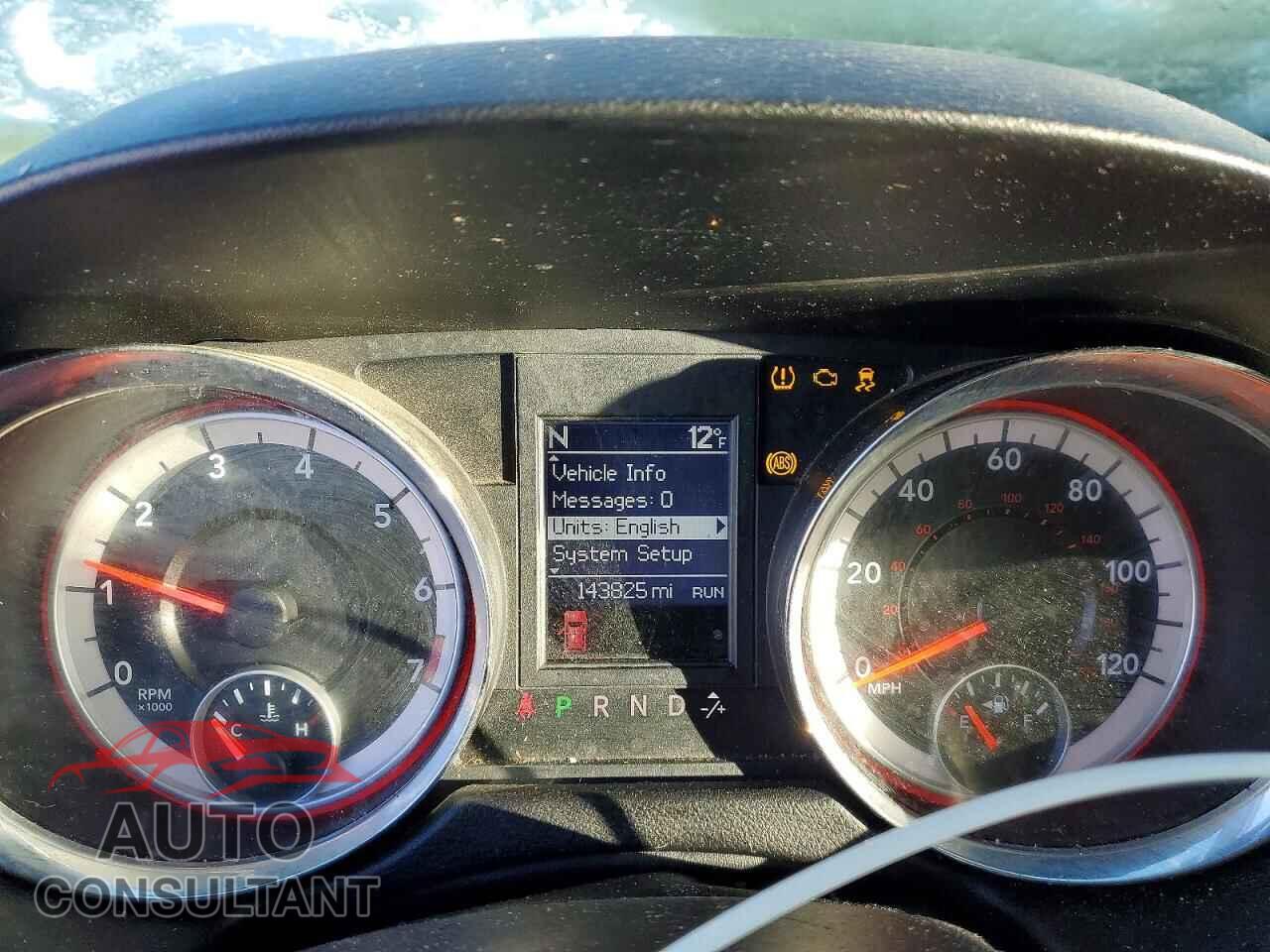 DODGE CARAVAN 2012 - 2C4RDGDG2CR367276