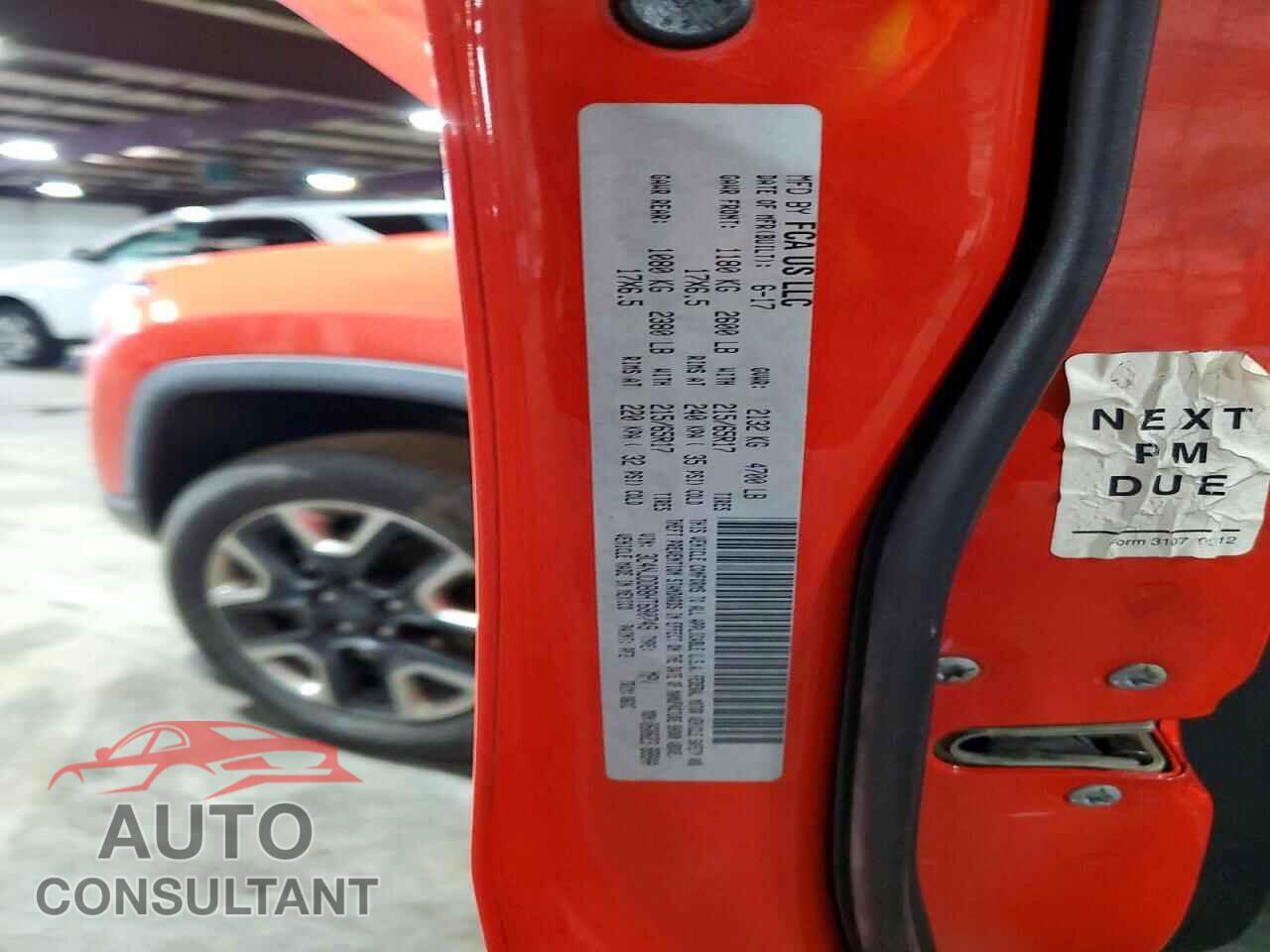 JEEP COMPASS 2017 - 3C4NJDDB8HT680749