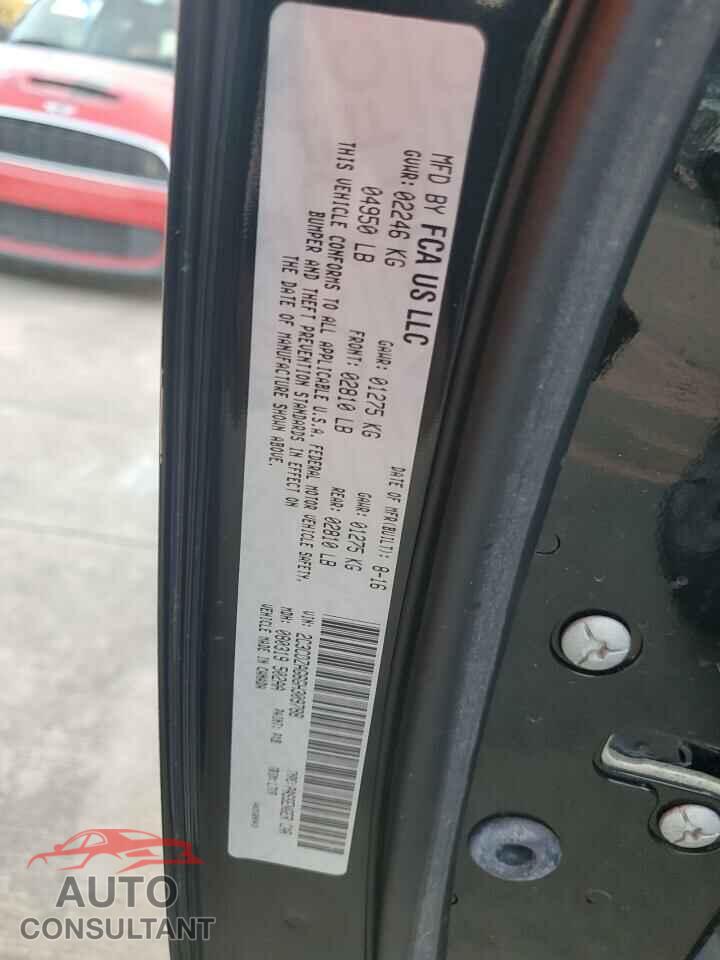 DODGE CHALLENGER 2016 - 2C3CDZAG6GH309788