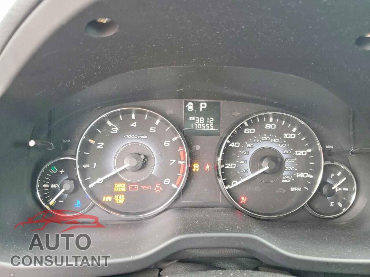 SUBARU OUTBACK 2010 - 4S4BRCCC9A3345125
