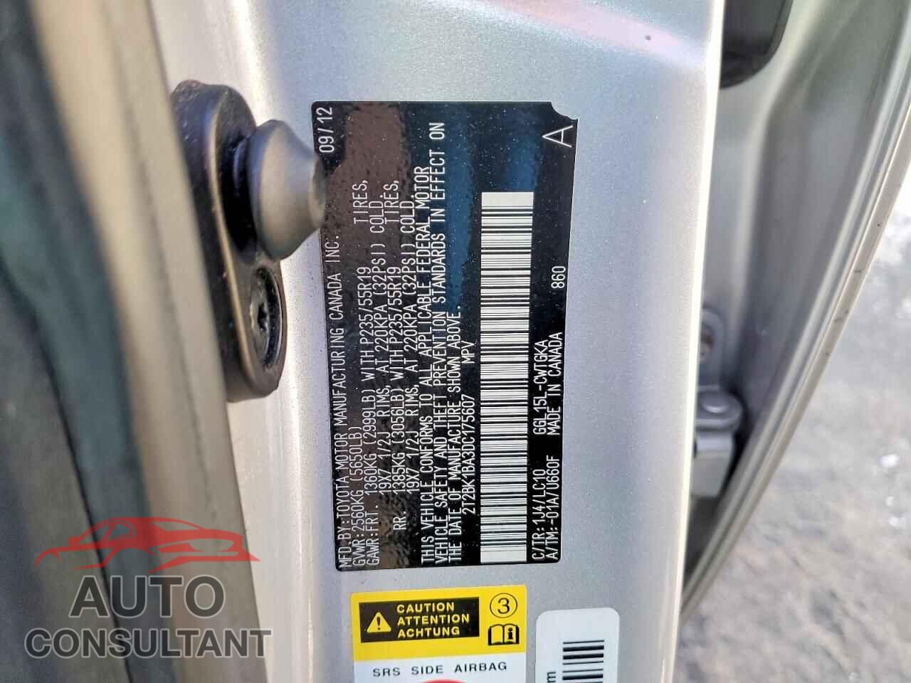 LEXUS RX350 2013 - 2T2BK1BA3DC175607
