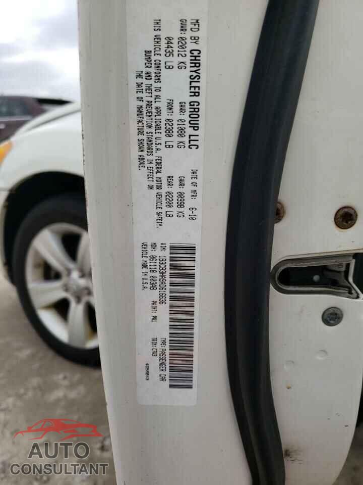 DODGE CALIBER 2010 - 1B3CB3HA9AD616636