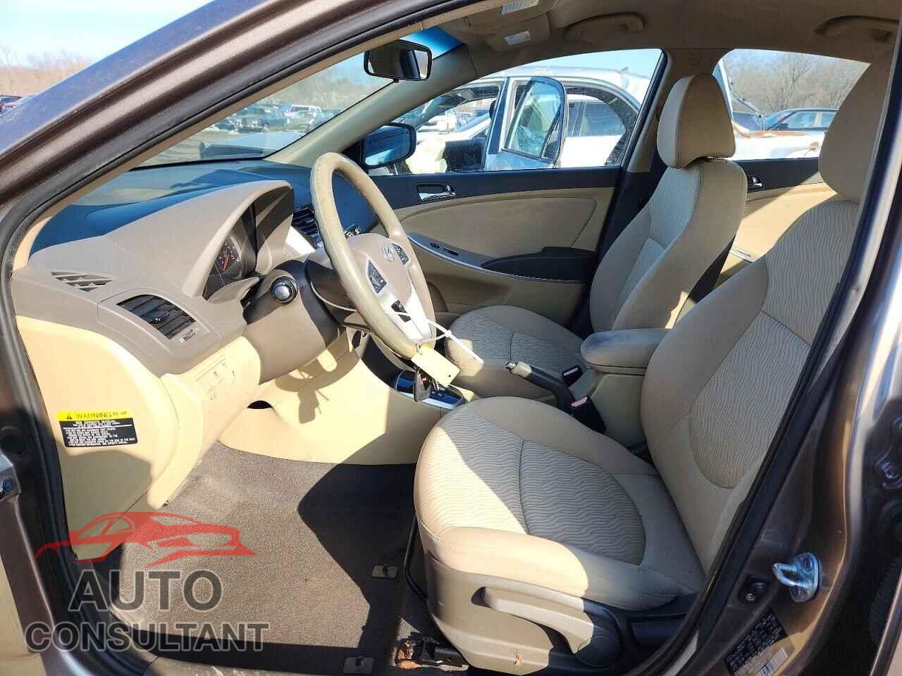 HYUNDAI ACCENT 2012 - KMHCU4AE0CU241259