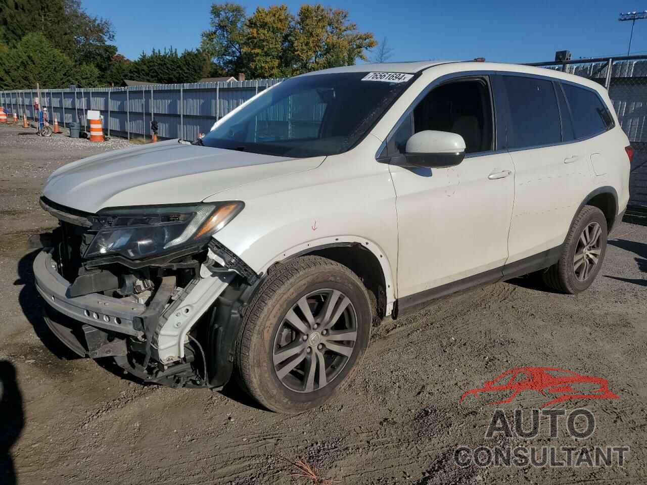 HONDA PILOT 2017 - 5FNYF6H75HB011871