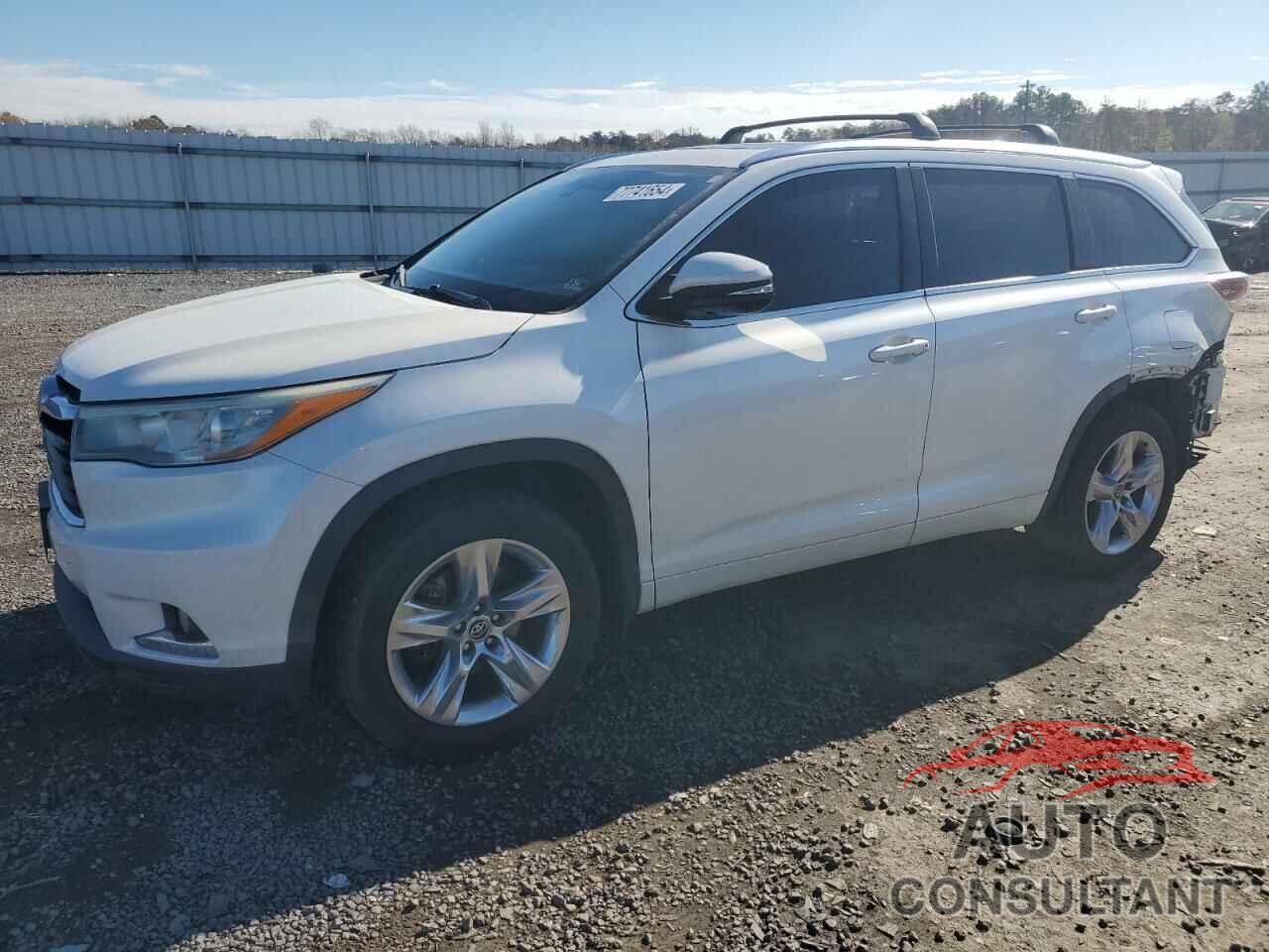 TOYOTA HIGHLANDER 2016 - 5TDDKRFH3GS238753