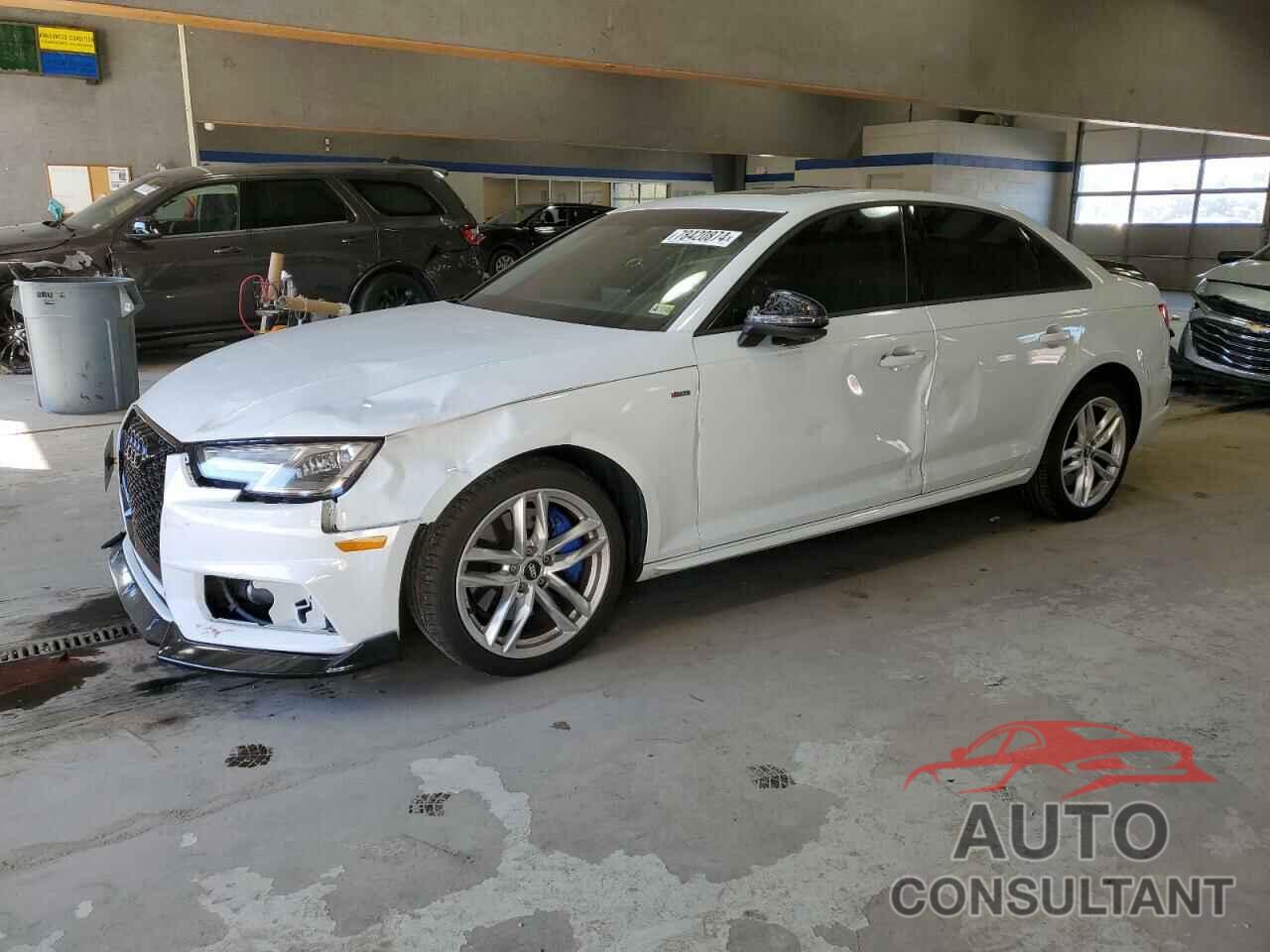 AUDI A4 2017 - WAUDNAF48HN050238