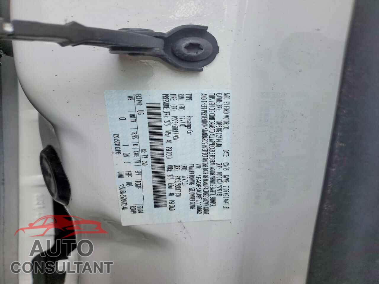 FORD CMAX 2015 - 1FADP5AU9FL110862