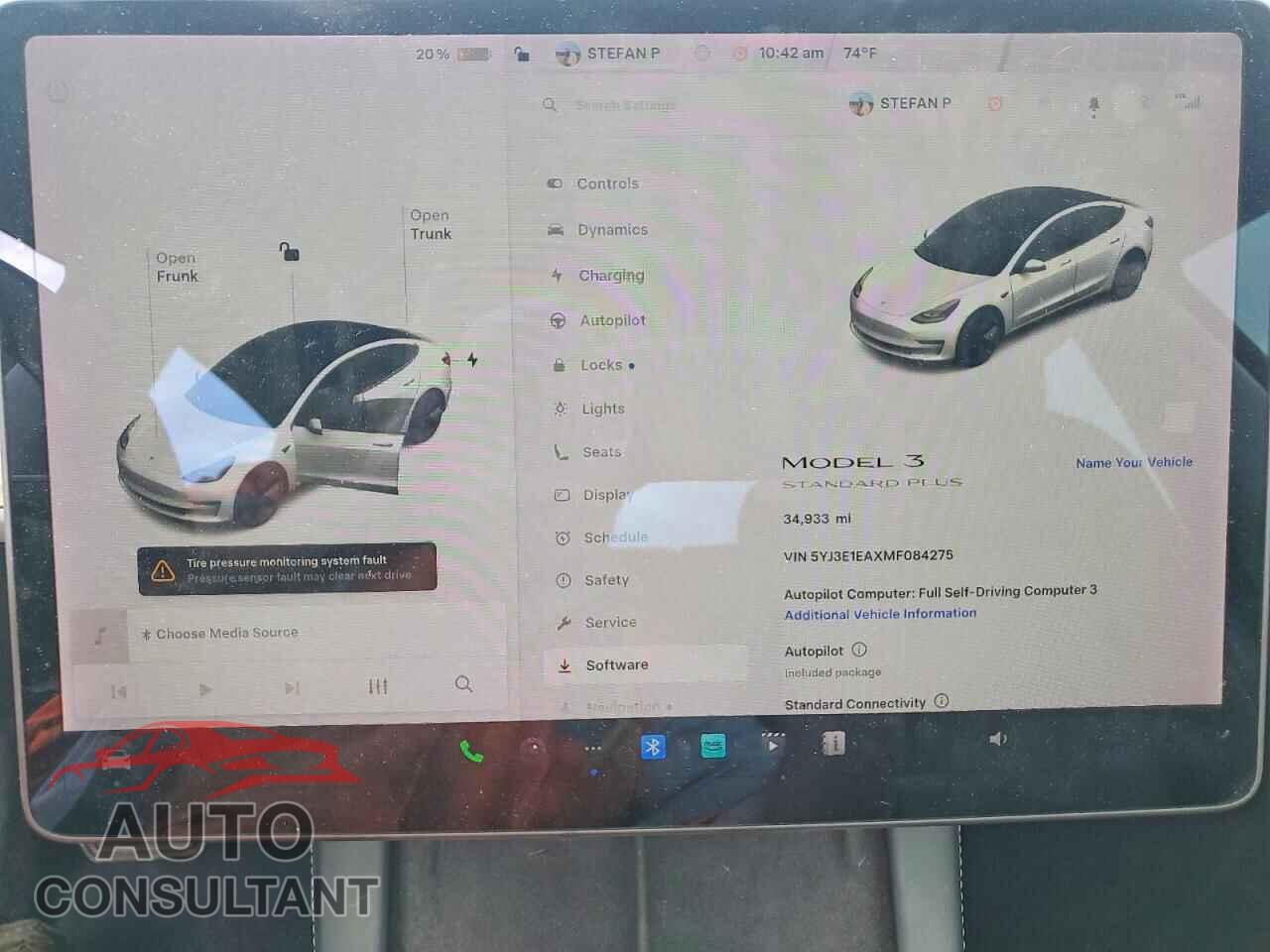 TESLA MODEL 3 2021 - 5YJ3E1EAXMF084275