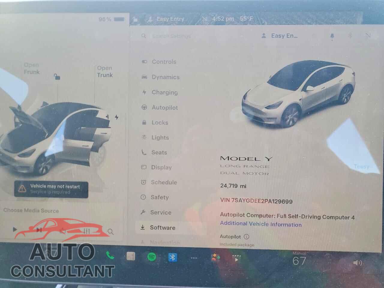 TESLA MODEL Y 2023 - 7SAYGDEE2PA129699