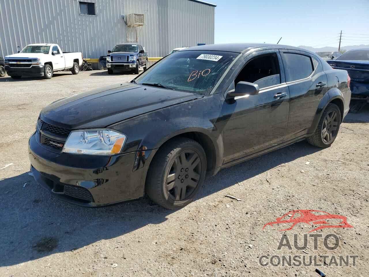 DODGE AVENGER 2012 - 1C3CDZAB1CN276608