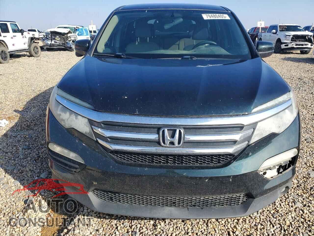 HONDA PILOT 2017 - 5FNYF5H34HB045792