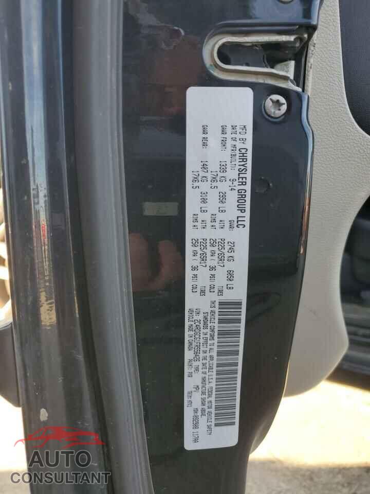 DODGE CARAVAN 2015 - 2C4RDGCG1FR556426