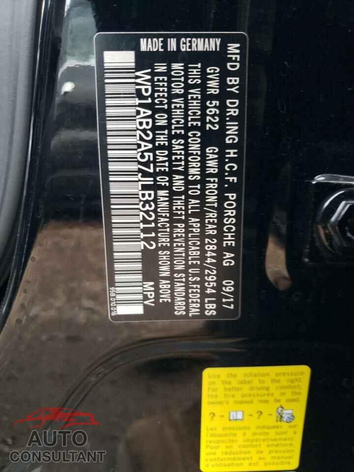 PORSCHE MACAN 2018 - WP1AB2A57JLB32112