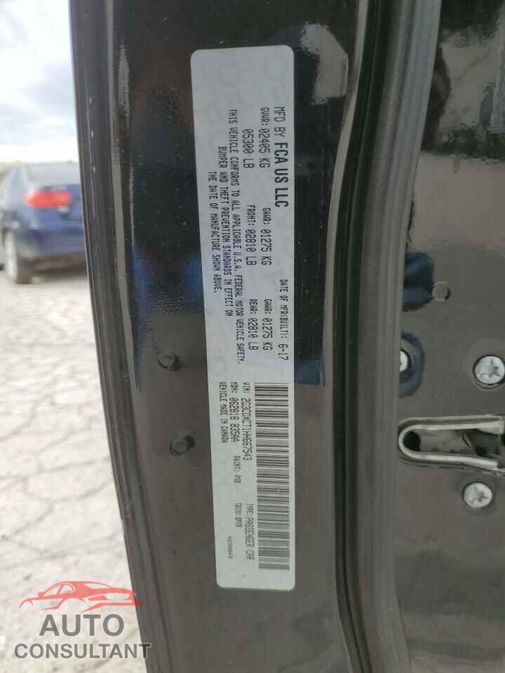 DODGE CHARGER 2017 - 2C3CDXCT1HH667543