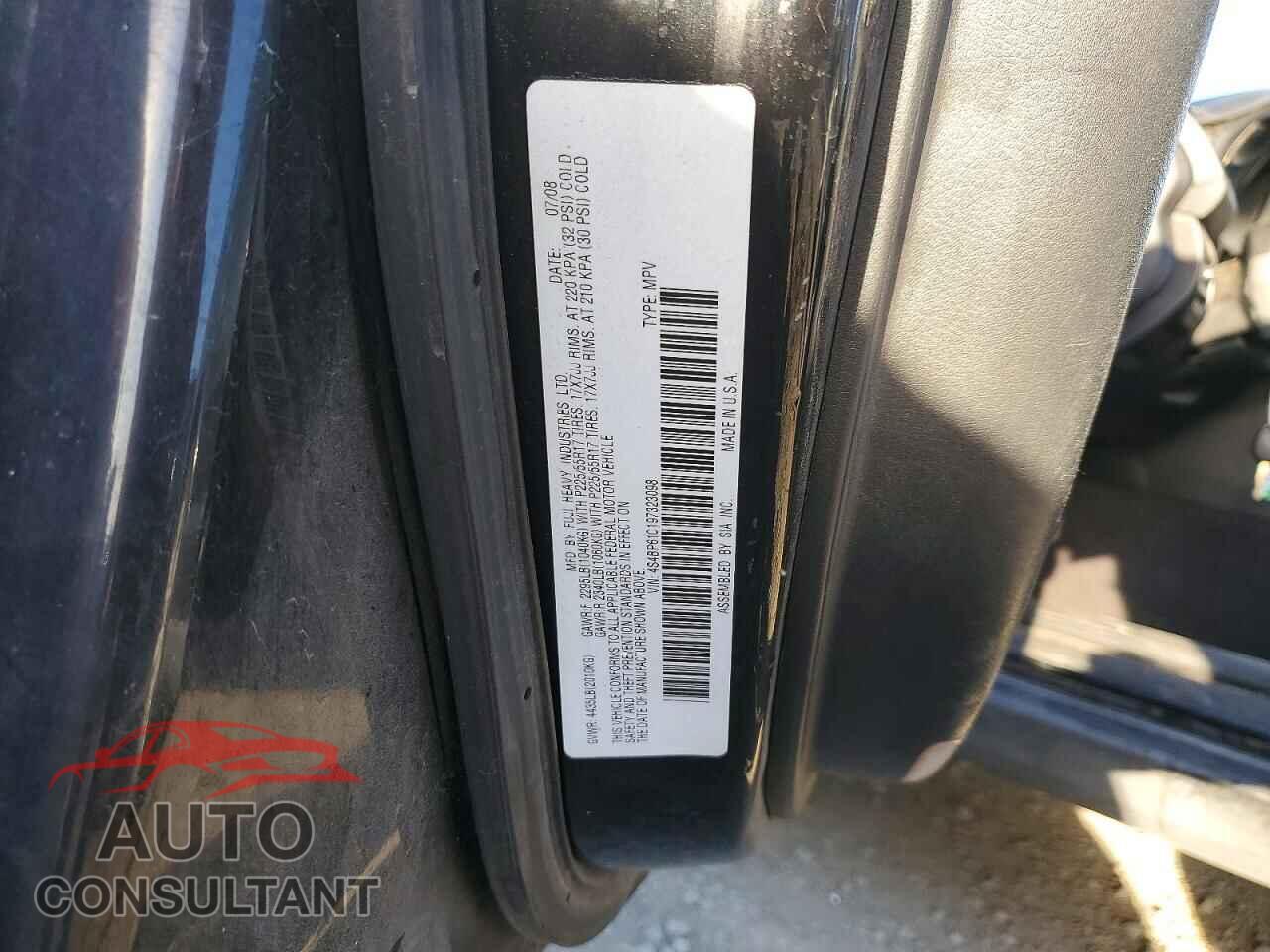 SUBARU OUTBACK 2009 - 4S4BP61C197323098