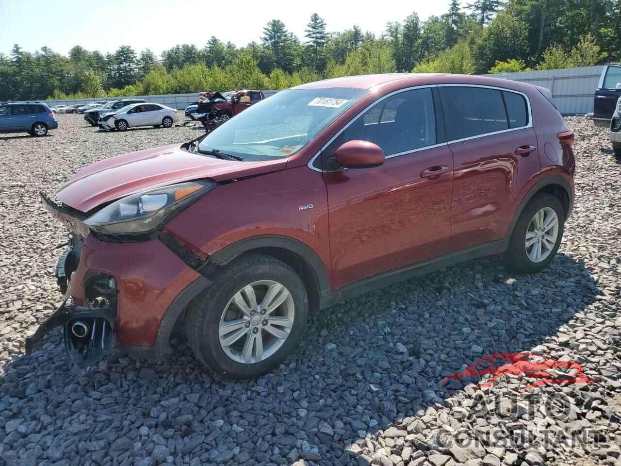 KIA SPORTAGE 2017 - KNDPMCAC4H7040825