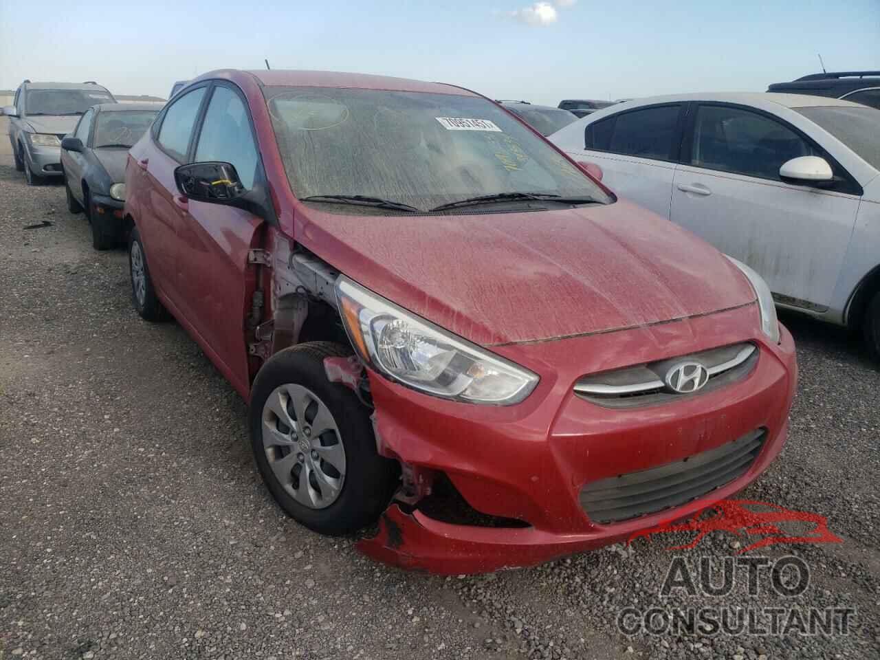HYUNDAI ACCENT 2017 - KMHCT4AEXHU343534