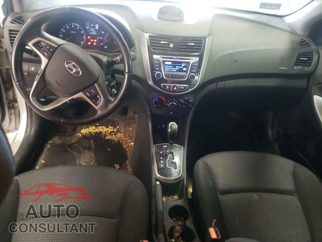 HYUNDAI ACCENT 2016 - KMHCU5AE9GU237559