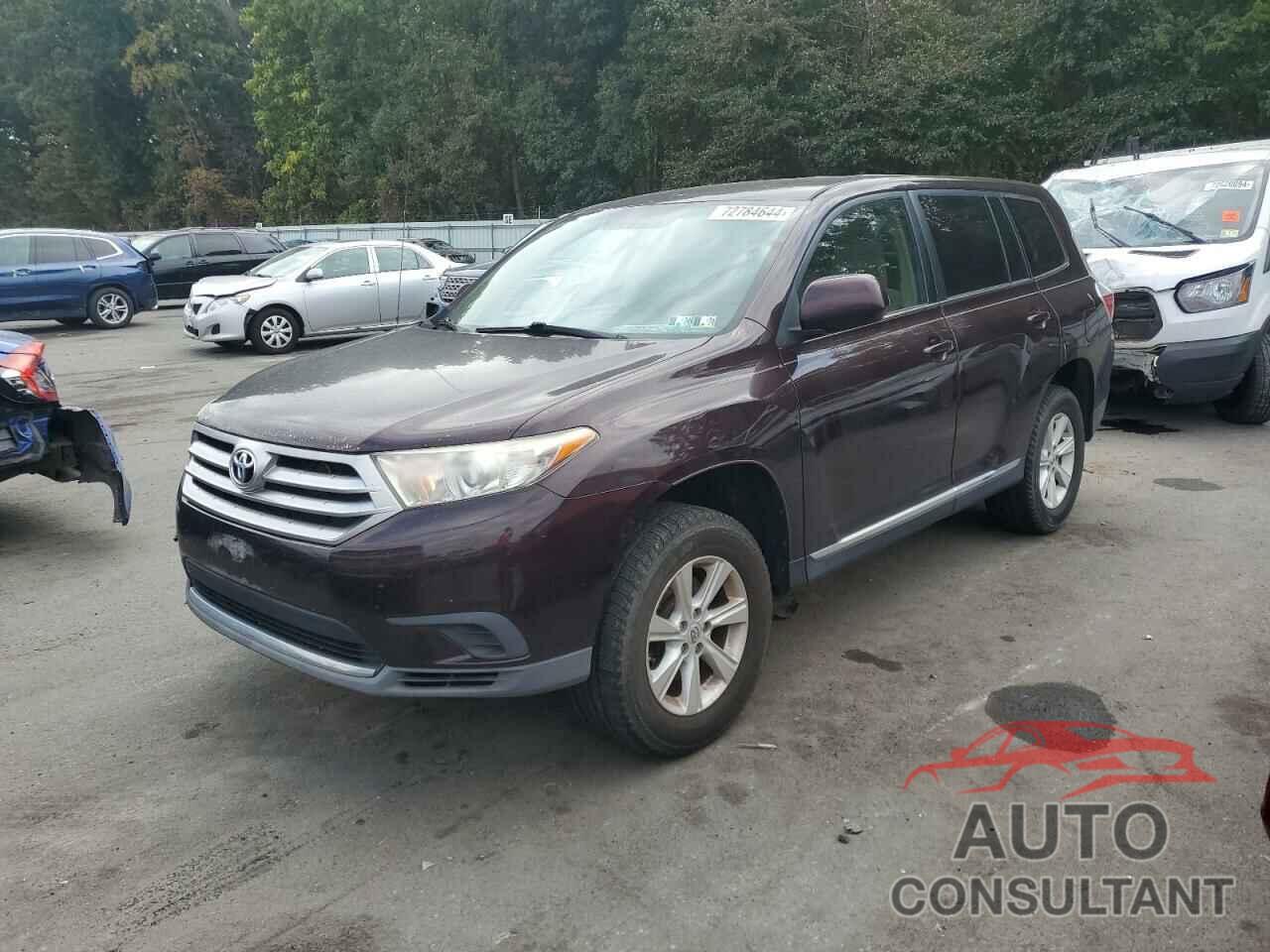 TOYOTA HIGHLANDER 2012 - 5TDZA3EH7CS019053