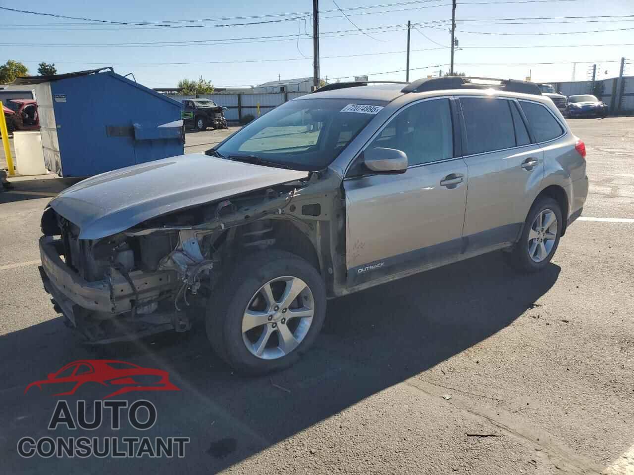 SUBARU OUTBACK 2014 - 4S4BRBLC4E3284198
