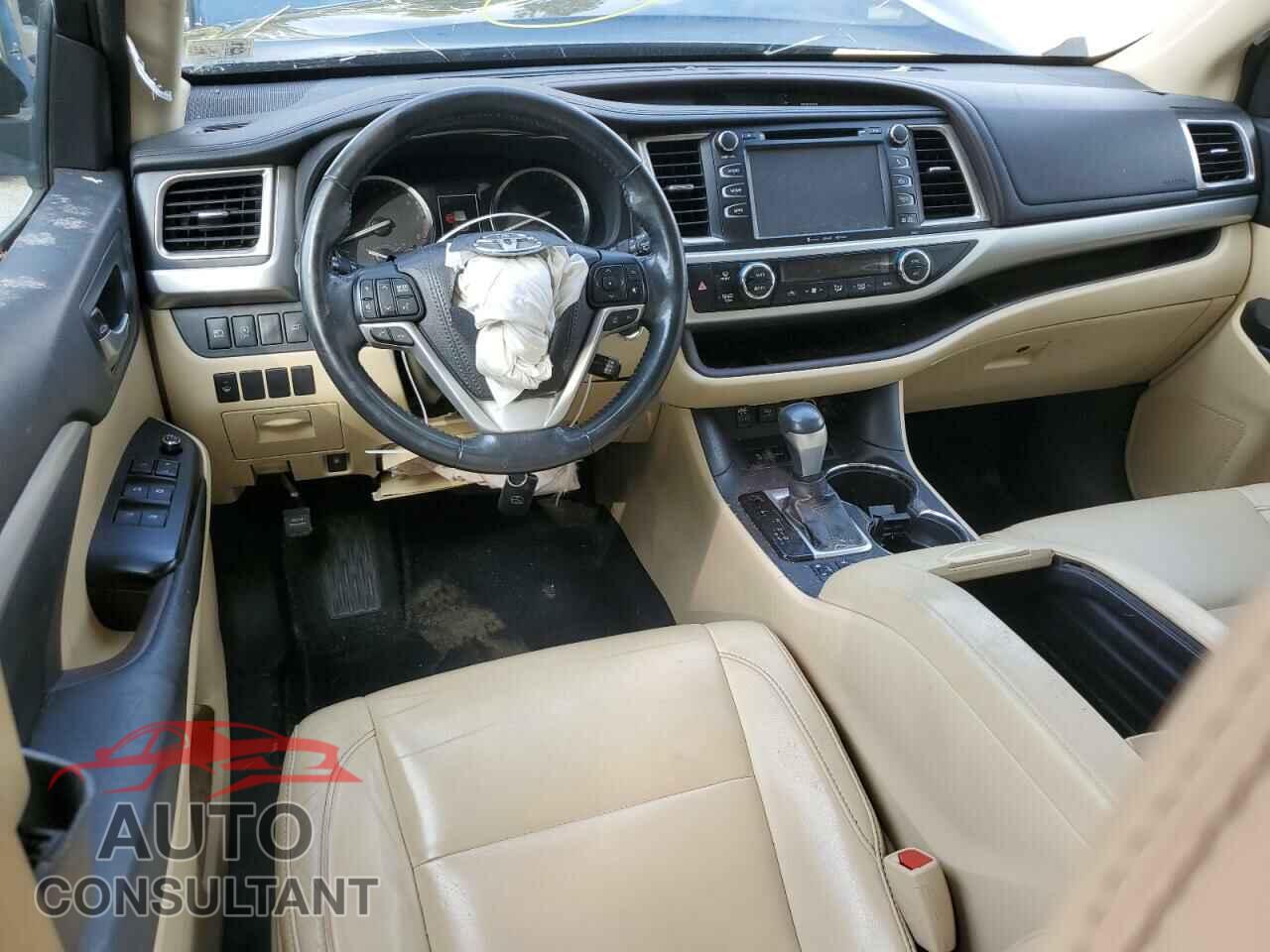 TOYOTA HIGHLANDER 2017 - 5TDJZRFH8HS456963