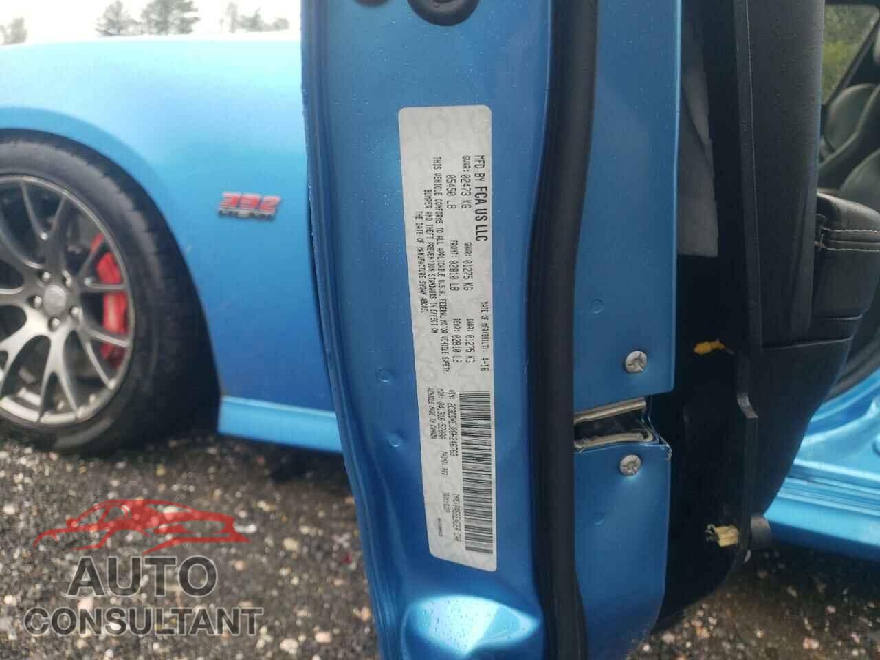 DODGE CHARGER 2016 - 2C3CDXEJ0GH246763