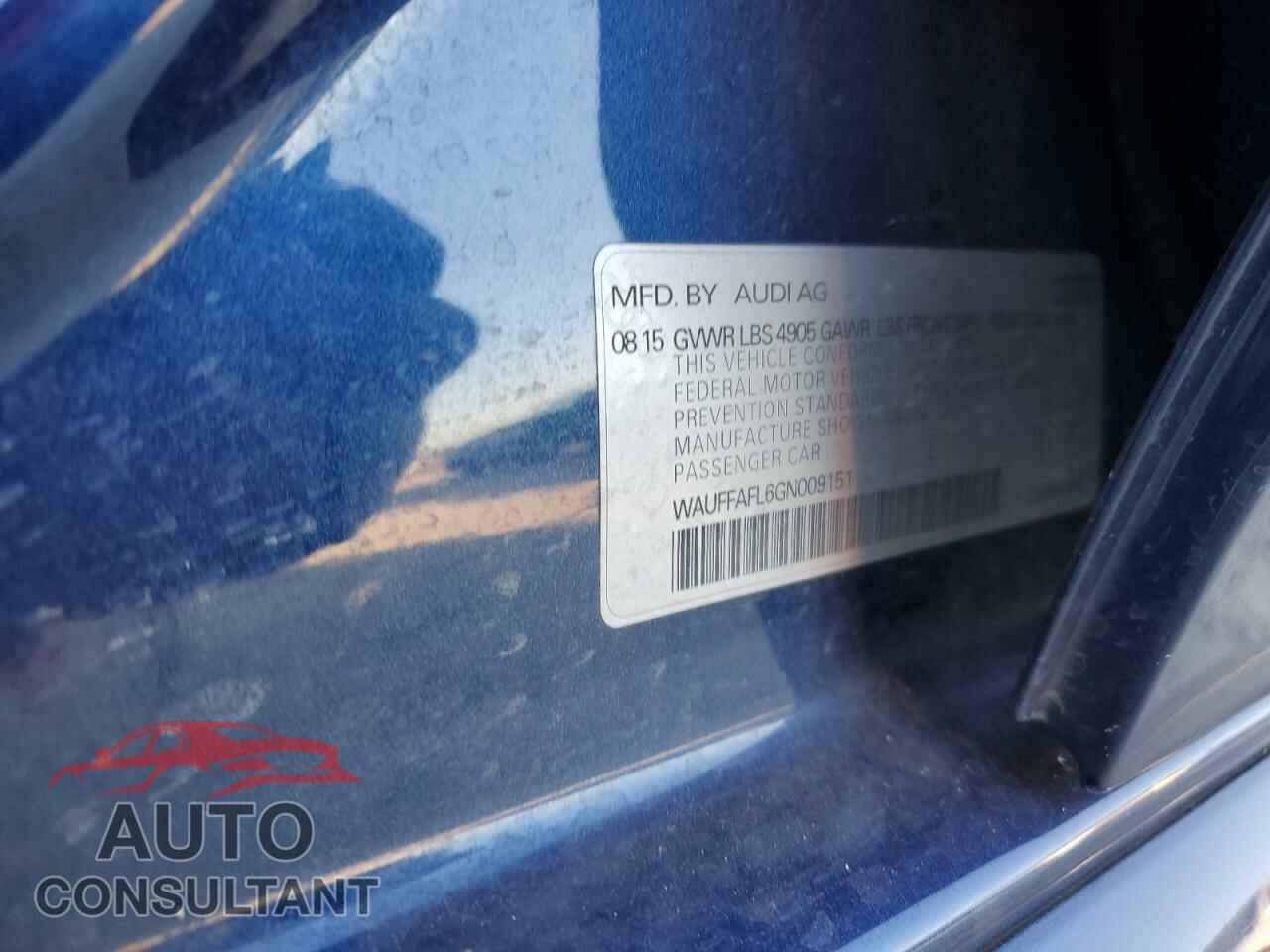 AUDI A4 2016 - WAUFFAFL6GN009151