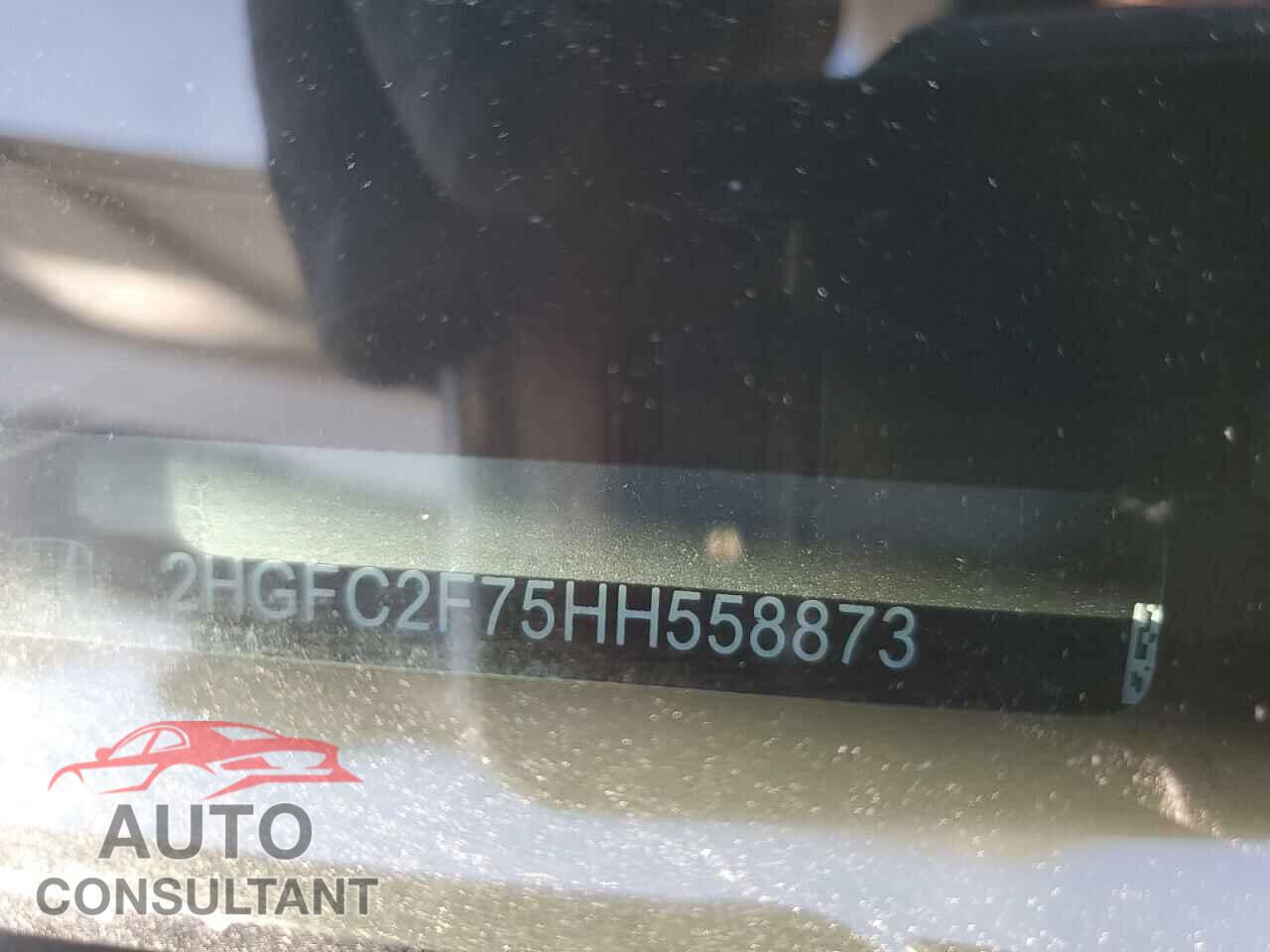 HONDA CIVIC 2017 - 2HGFC2F75HH558873