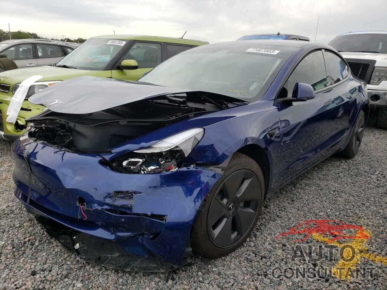 TESLA MODEL 3 2022 - 5YJ3E1EBXNF323995