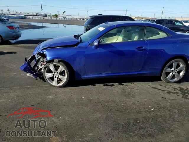LEXUS IS 2010 - JTHFF2C21A2508662