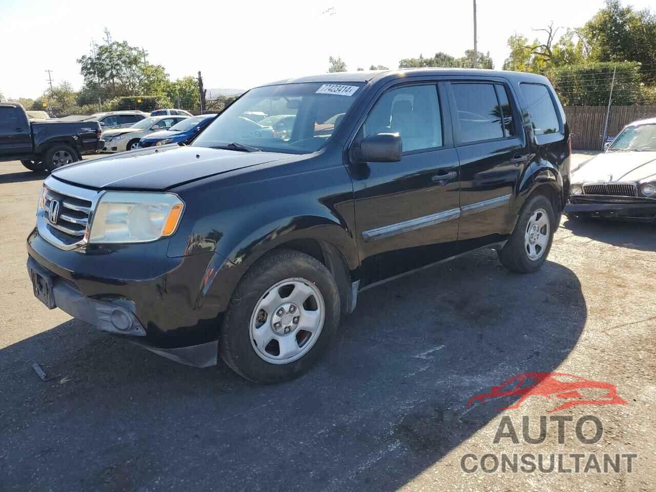 HONDA PILOT 2012 - 5FNYF3H28CB013660