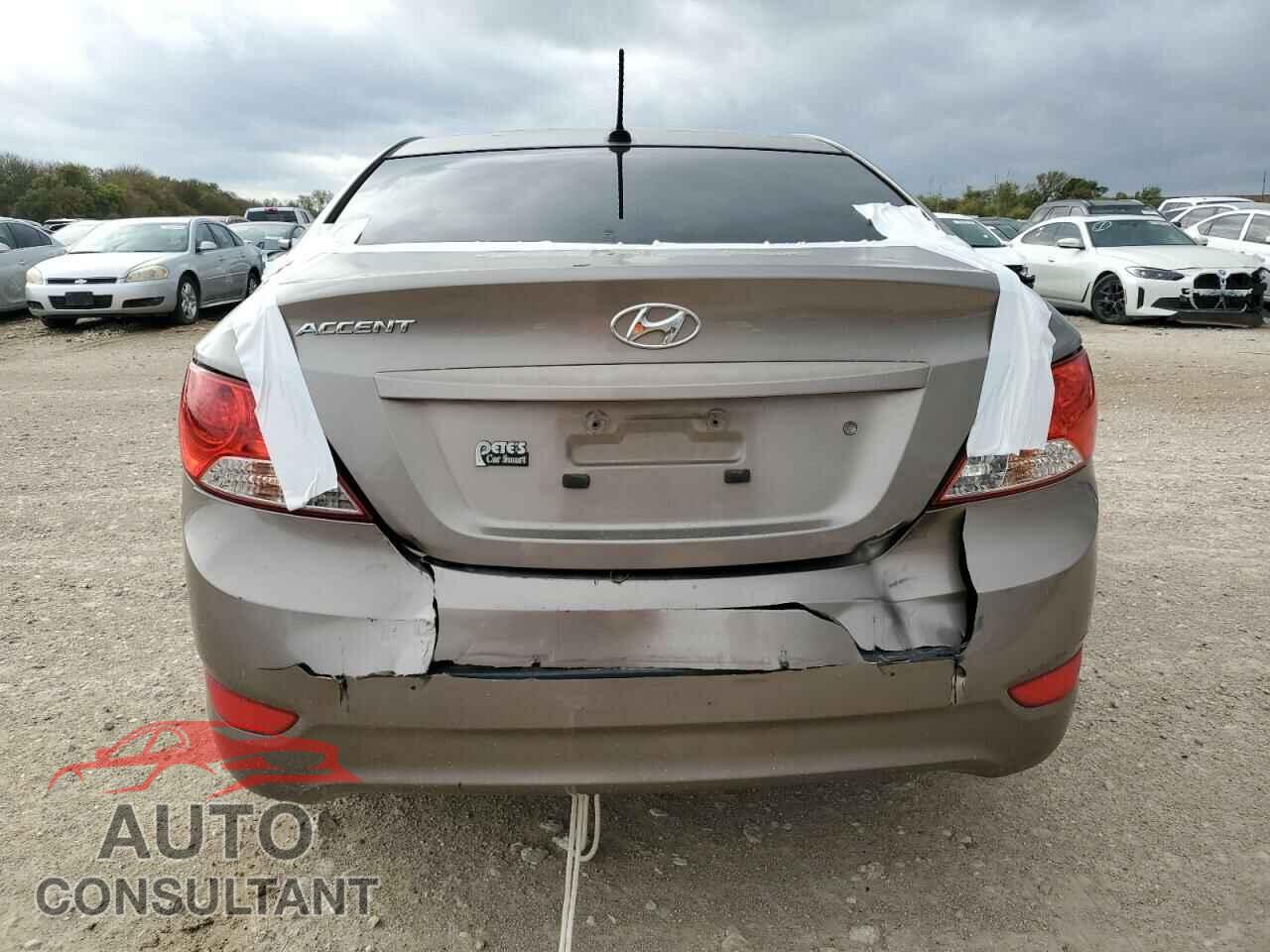 HYUNDAI ACCENT 2013 - KMHCT4AE6DU464488