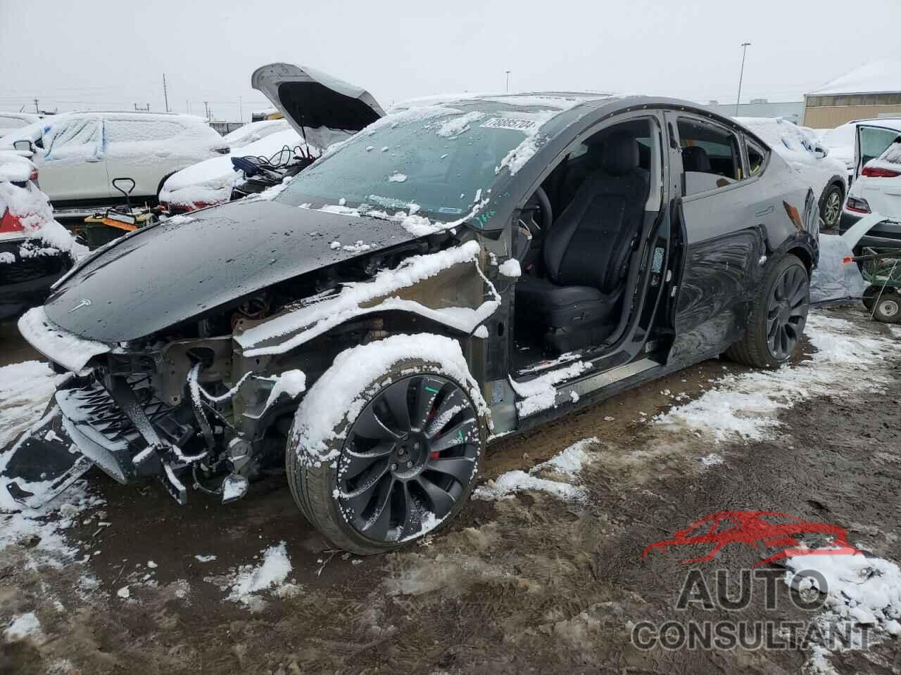 TESLA MODEL Y 2021 - 5YJYGDEF3MF076158