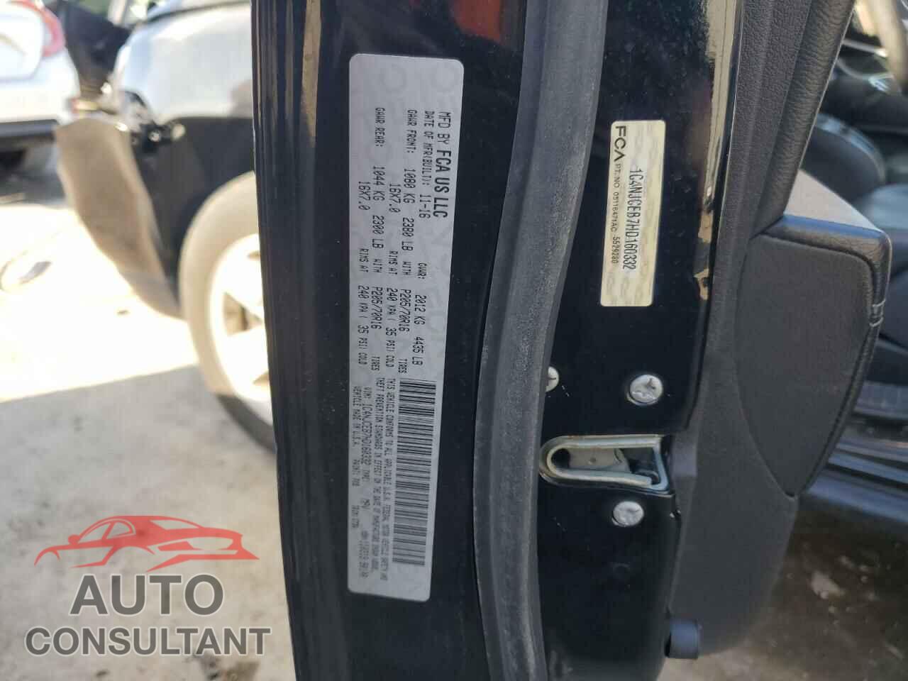 JEEP COMPASS 2017 - 1C4NJCEB7HD160332