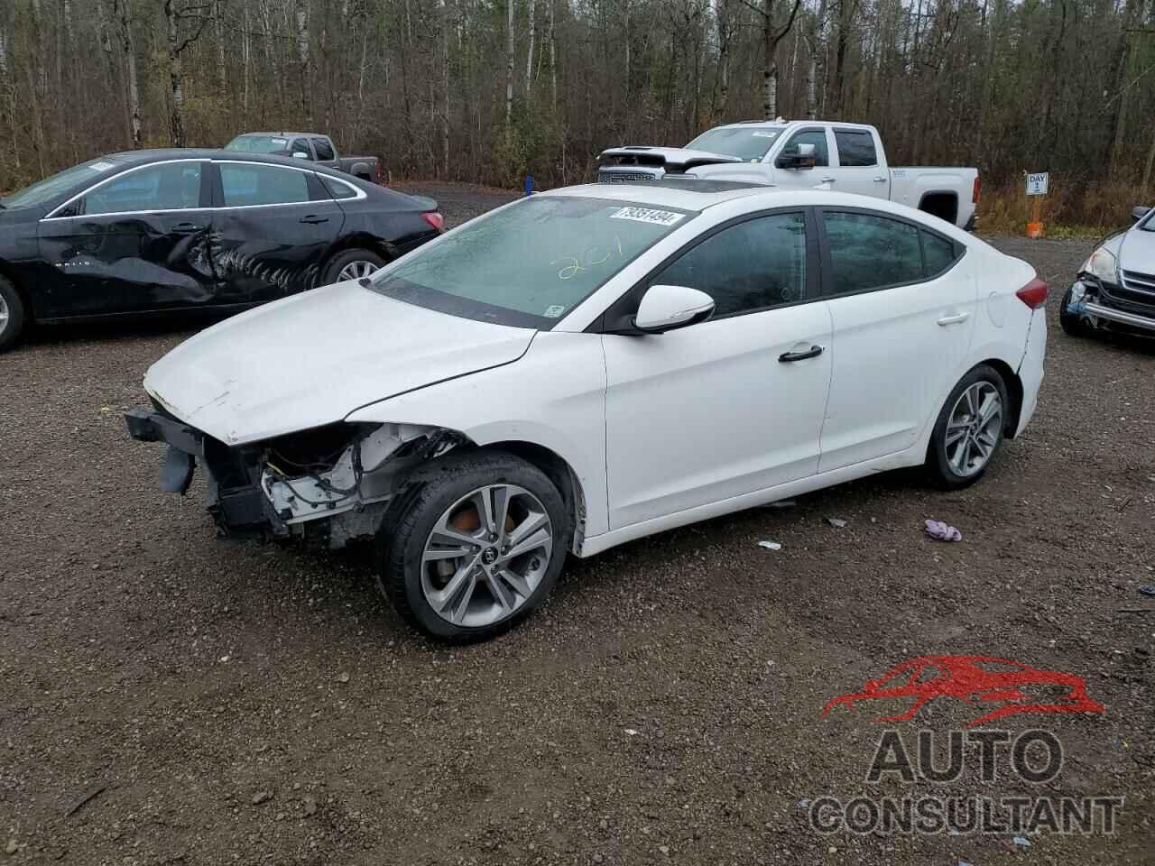 HYUNDAI ELANTRA 2018 - KMHD84LF9JU654518