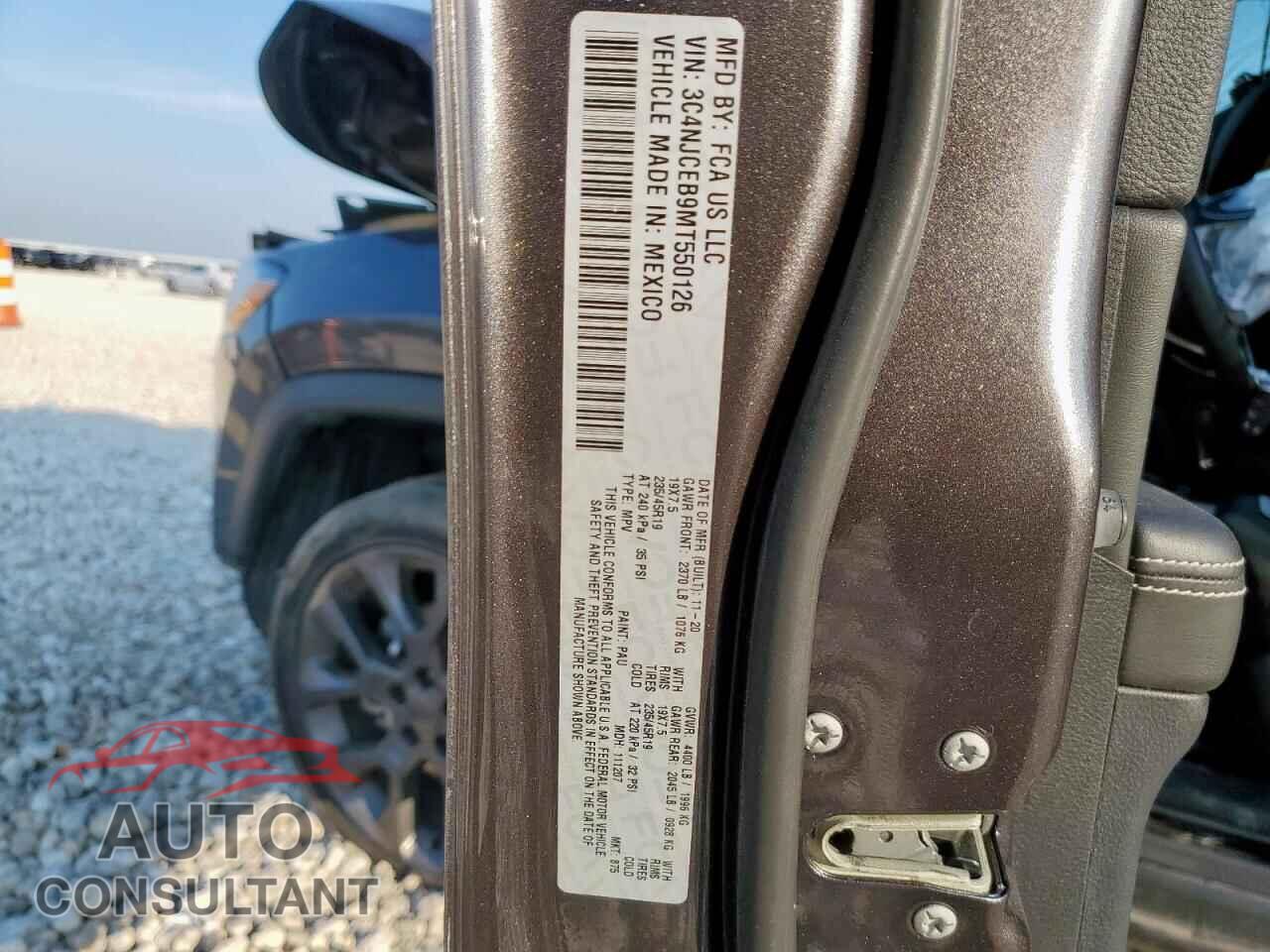 JEEP COMPASS 2021 - 3C4NJCEB9MT550126