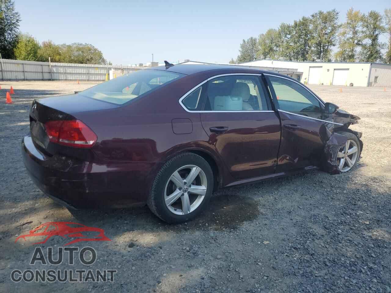 VOLKSWAGEN PASSAT 2012 - 1VWBP7A30CC086559