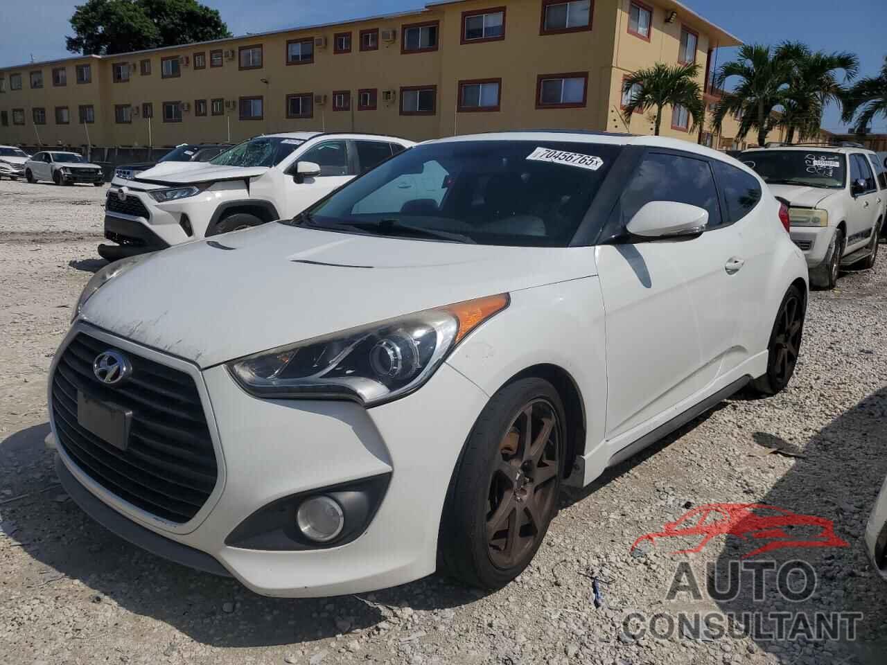 HYUNDAI VELOSTER 2013 - KMHTC6AE4DU123439